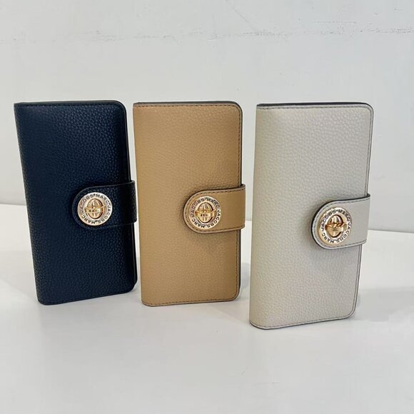 Marc Jacobs 4F4SMP011S01 Turnlock Wallet Leather